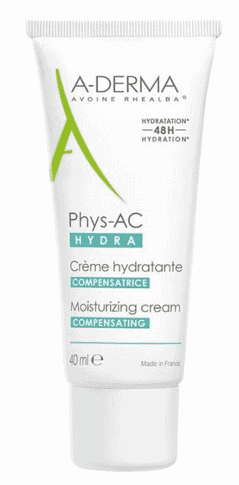 a-derma PHYS-AC HYDRA CRÈME COMPENSATRICE 40ML