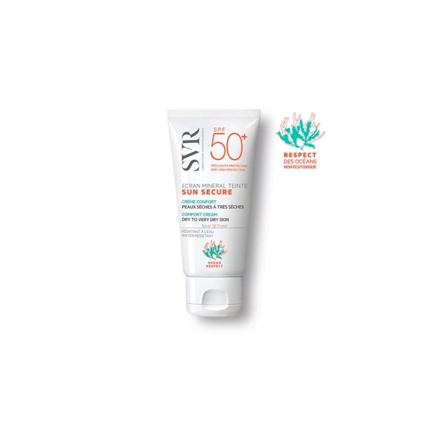SVR - SUN SECURE ECRAN MINERAL TEINTE PEAUX SECHES A TRES SECHES SPF 50