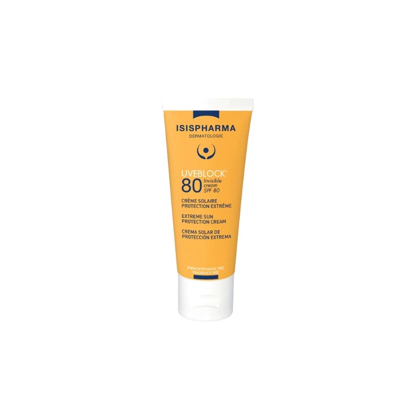 ISISPHARMA - UVEBLOCK SPF 80 CREME SOLAIRE INVISIBLE PROTECTION EXTRÊME